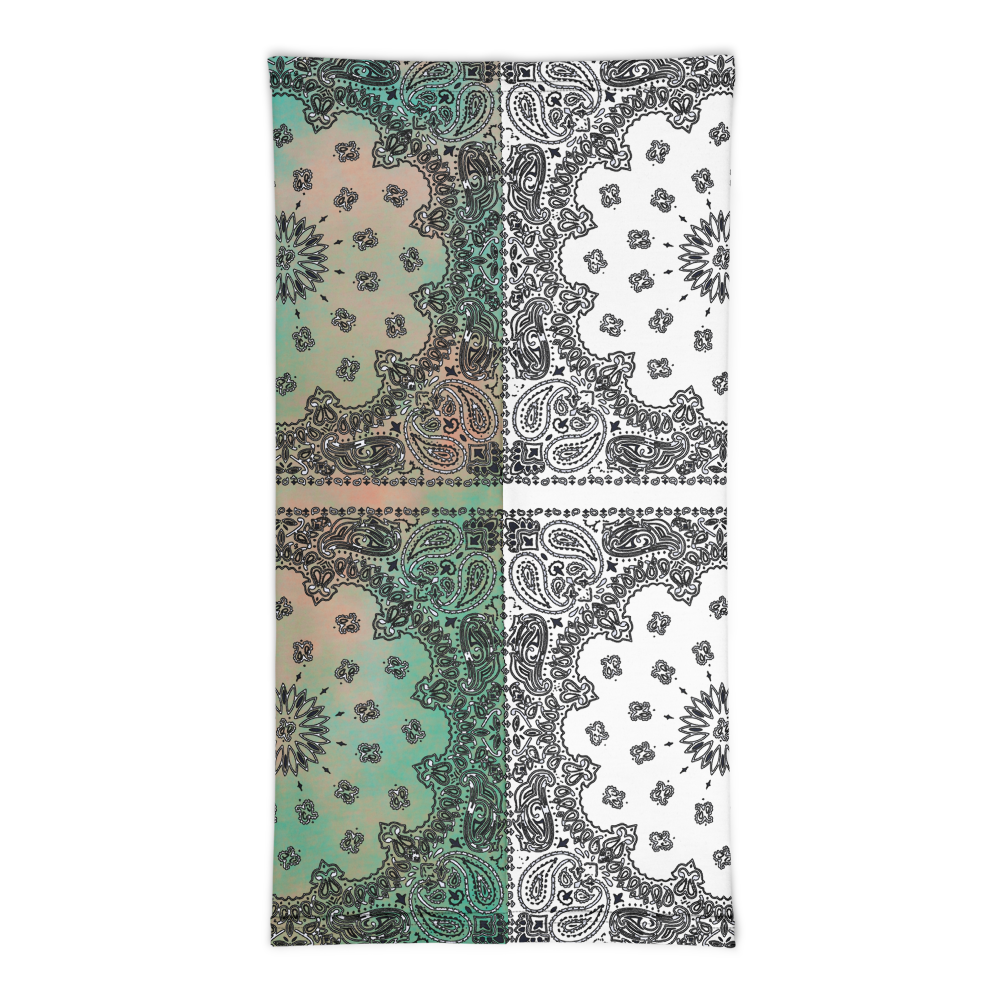 ROYAL ICONIC | Bandana Flag Tie Dye Acid Wash Aether Pour Unisex Facemask Gaiter HueMan Gang Cray On Color Cloud Cotton Candy 2 OPTIONS