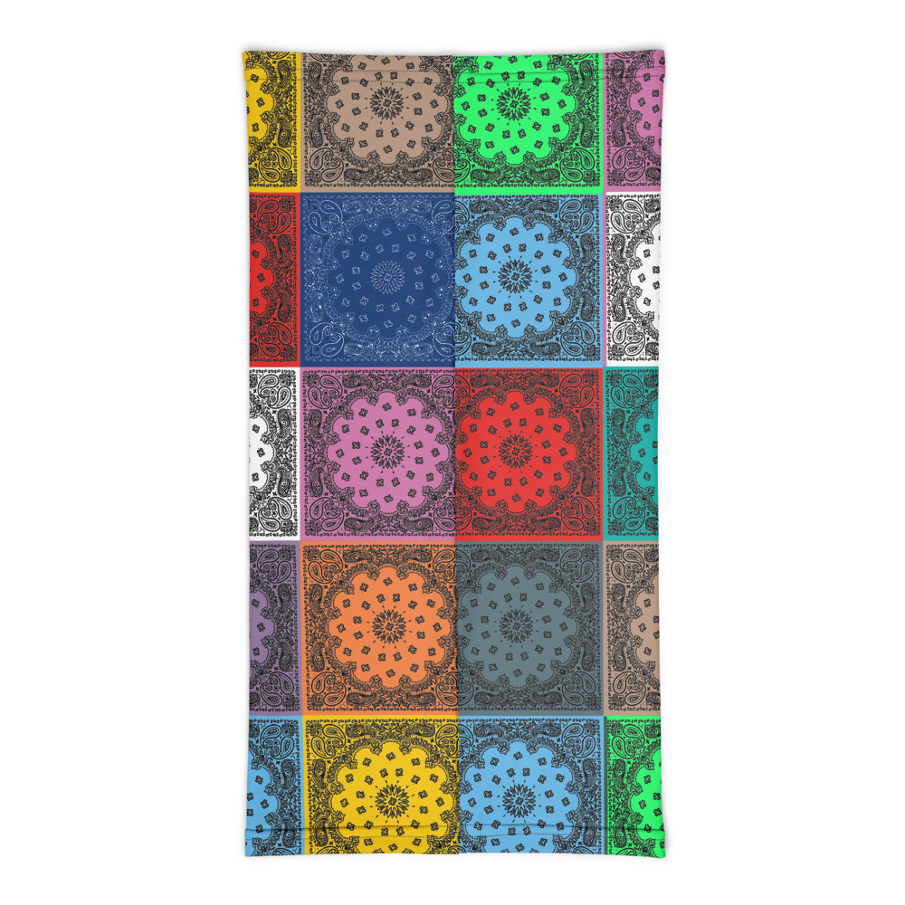 ROYAL ICONIC | Bandana Flag Tie Dye Acid Wash Aether Pour Unisex 3-in-1 Gaiter HueMan Gang Carousel Patchwork