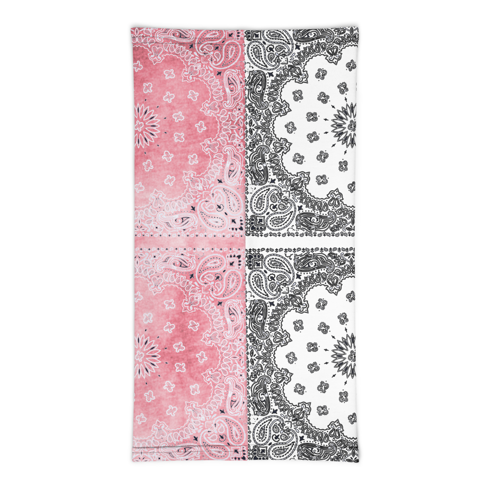 ROYAL ICONIC | Bandana Flag Tie Dye Acid Wash Aether Pour Unisex 3-in-1 Facemask Gaiter HueMan Gang Half N' Half Pink Denim 3 OPTIONS