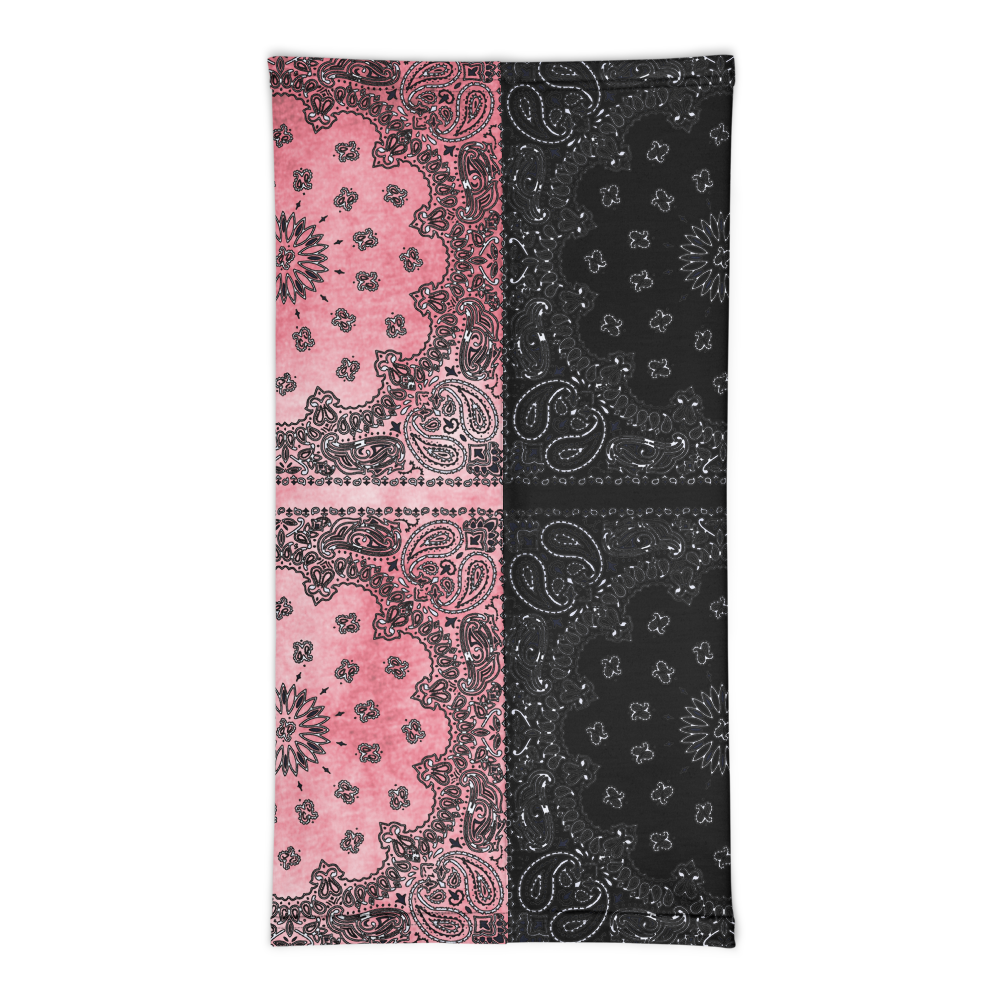 ROYAL ICONIC | Bandana Flag Tie Dye Acid Wash Aether Pour Unisex 3-in-1 Facemask Gaiter HueMan Gang Half N' Half Pink Denim 3 OPTIONS