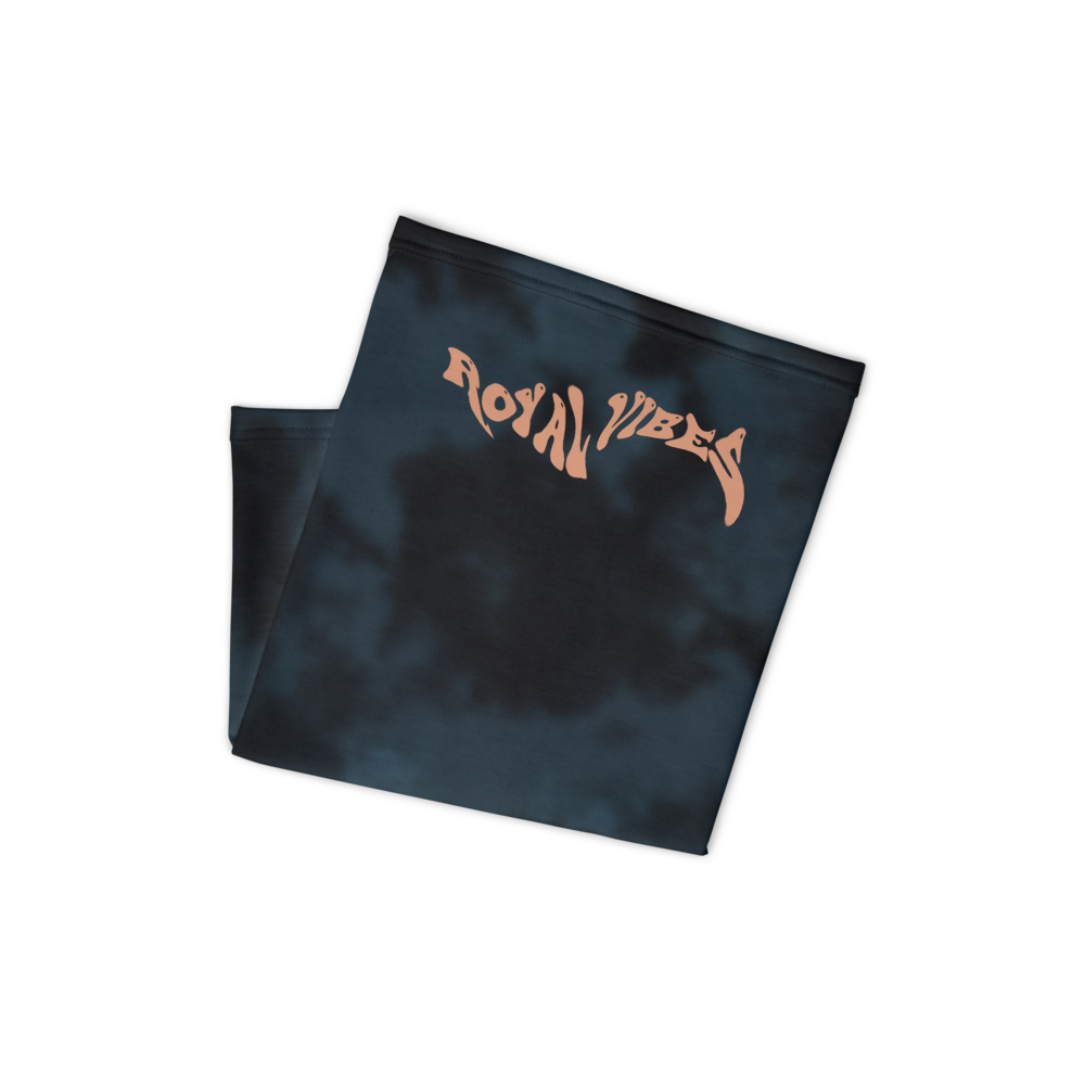 CRXWN | Royal Urban Resort | Trippy Drippy Bleach Acid Wash Royal Vibes Unisex Gaiter 700 Sun Velvet Blue Acid Wash
