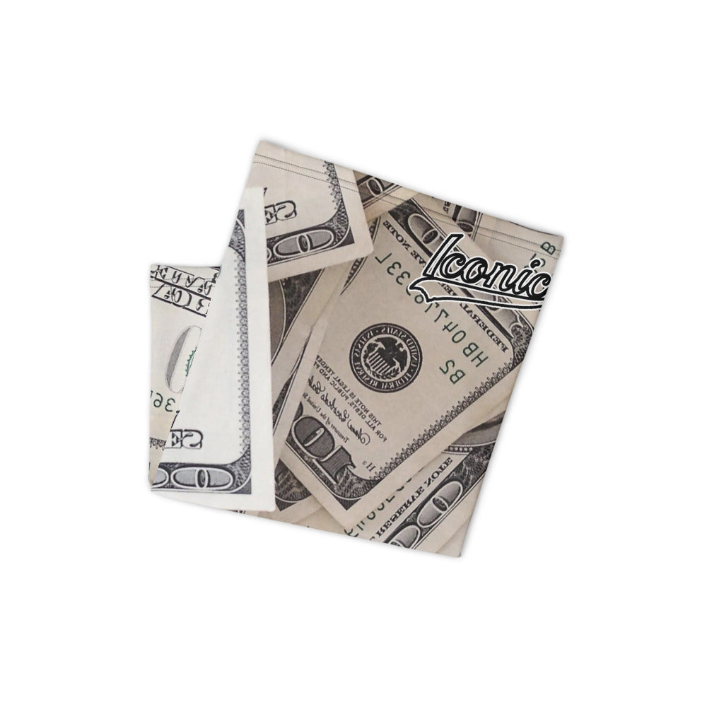 ROYAL ICONIC | Money Manifest The New Cash Iconic MM's Gaiter Face Mask All about the Benjamins Money Talks | Classic Clean Crisp Bills