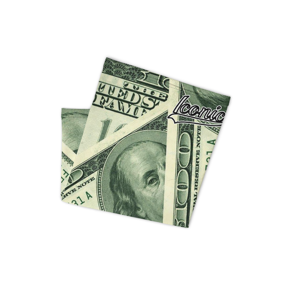 ROYAL ICONIC | Money Manifest The New Cash Iconic MM's Gaiter Face Mask All about the Benjamins Money Talks | Greenbacks