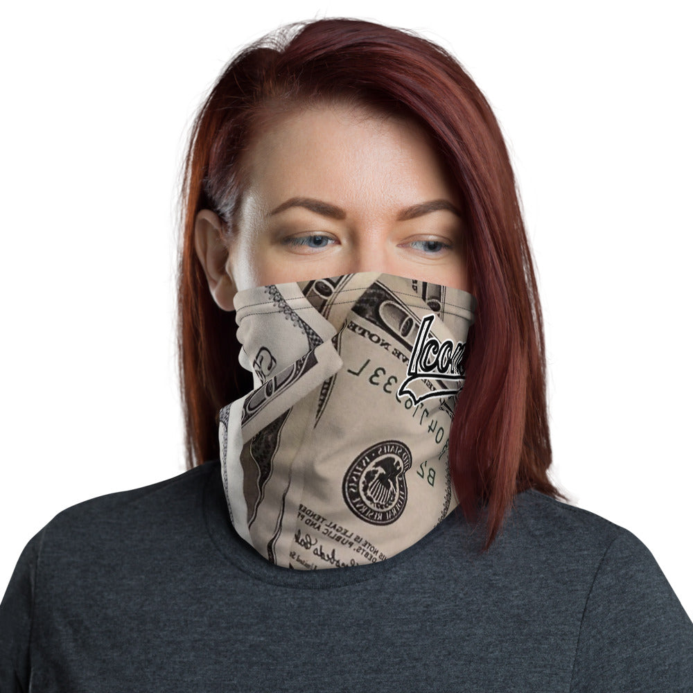 ROYAL ICONIC | Money Manifest The New Cash Iconic MM's Gaiter Face Mask All about the Benjamins Money Talks | Classic Clean Crisp Bills