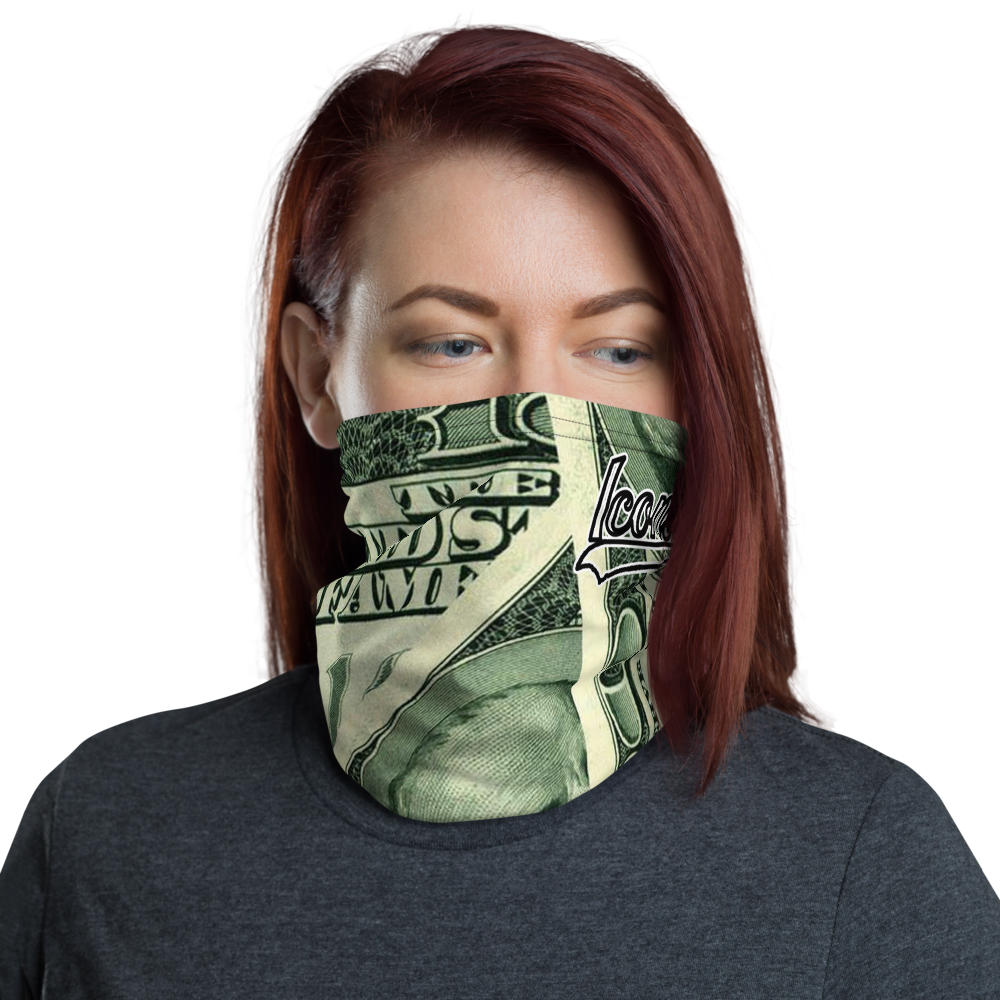 ROYAL ICONIC | Money Manifest The New Cash Iconic MM's Gaiter Face Mask All about the Benjamins Money Talks | Greenbacks
