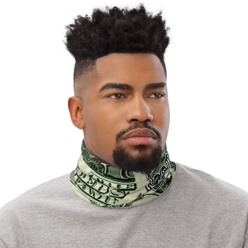 ROYAL ICONIC | Money Manifest The New Cash Iconic MM's Gaiter Face Mask All about the Benjamins Money Talks | Greenbacks