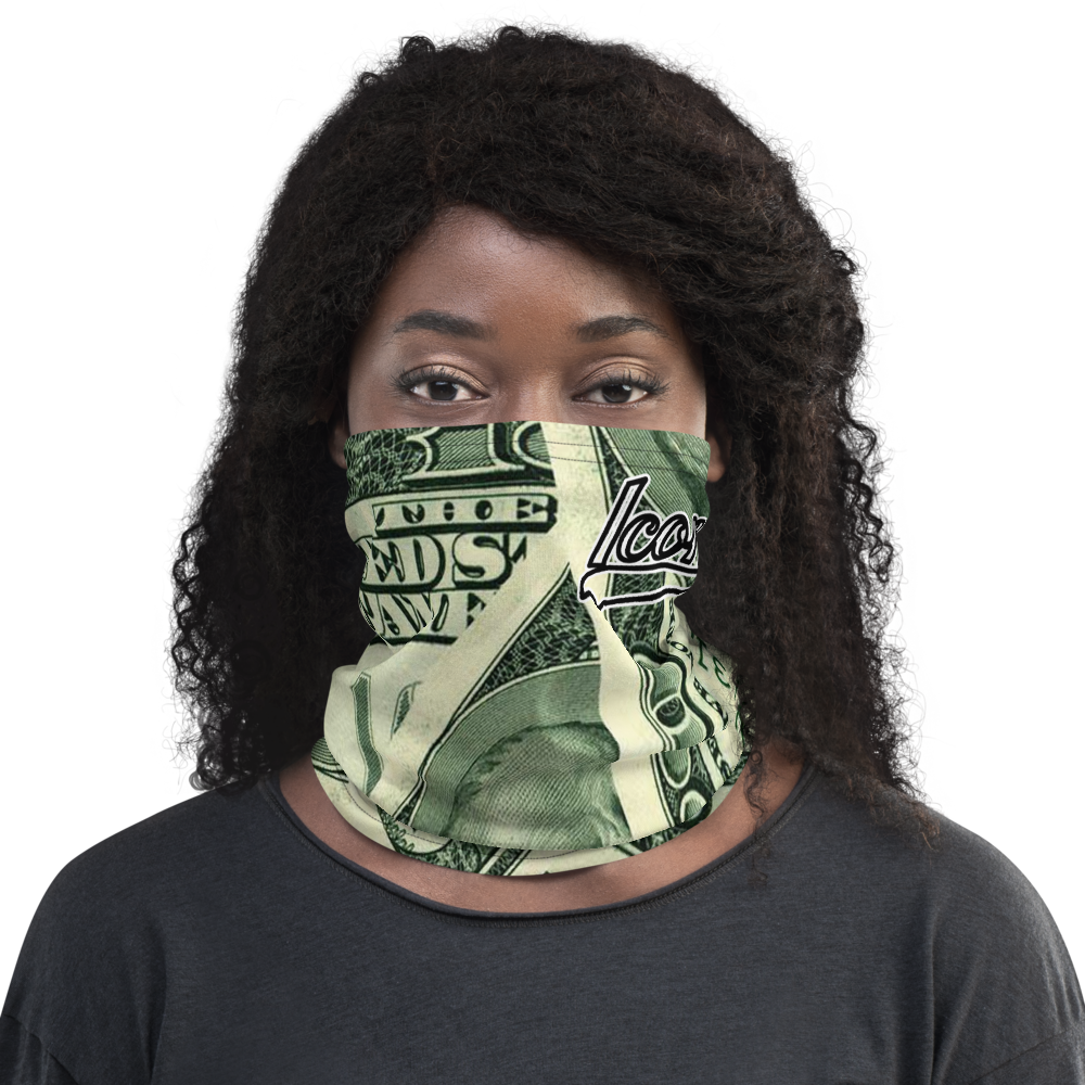 ROYAL ICONIC | Money Manifest The New Cash Iconic MM's Gaiter Face Mask All about the Benjamins Money Talks | Greenbacks
