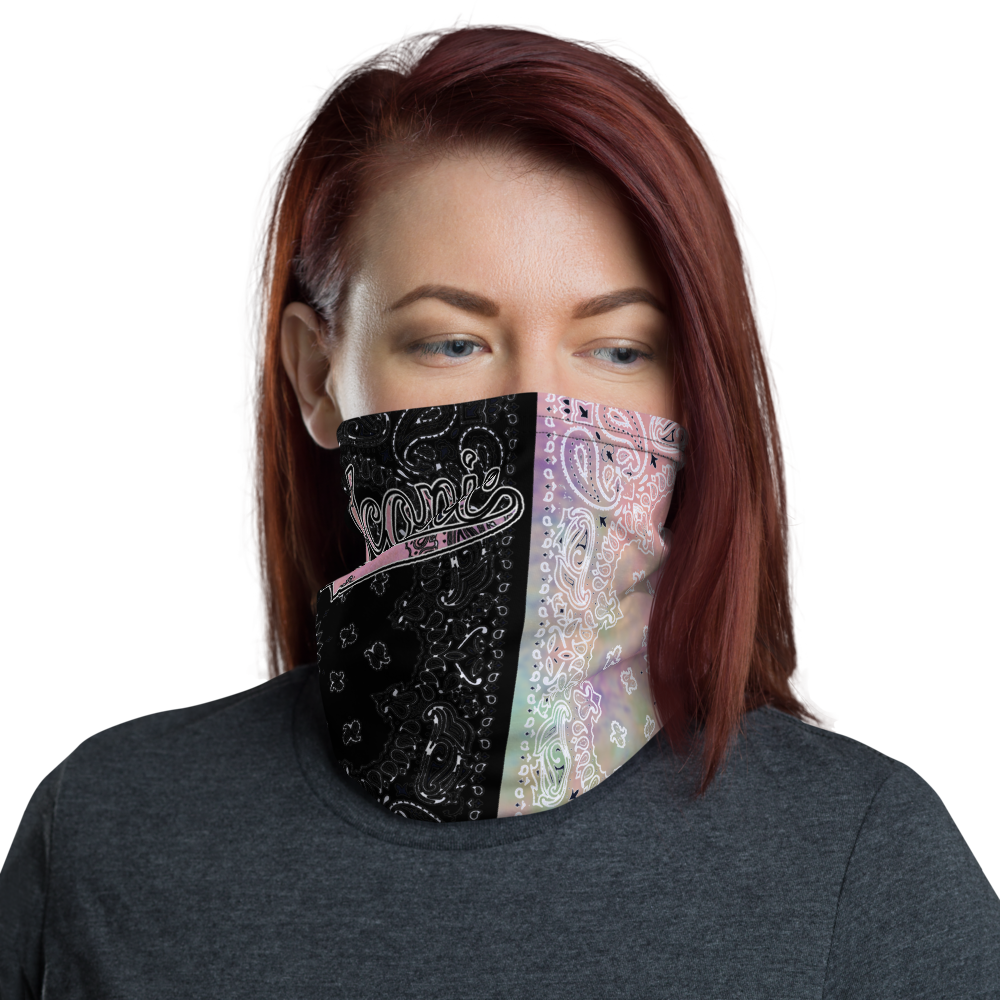 ROYAL ICONIC | Bandana Flag Tie Dye Acid Wash Aether Pour Unisex Facemask Gaiter HueMan Gang Cray On Color Cloud Cotton Candy 2 OPTIONS