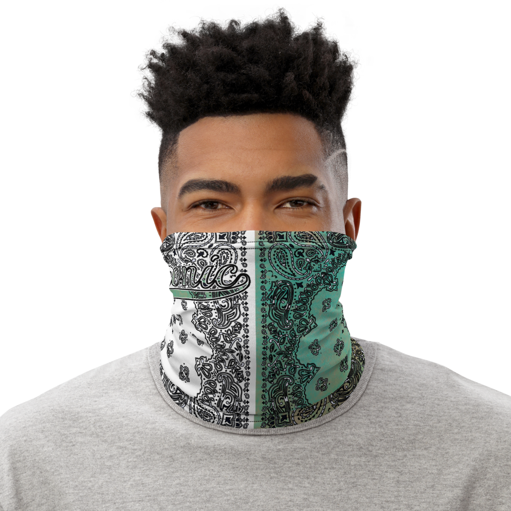 ROYAL ICONIC | Bandana Flag Tie Dye Acid Wash Aether Pour Unisex Facemask Gaiter HueMan Gang Cray On Color Cloud Cotton Candy 2 OPTIONS
