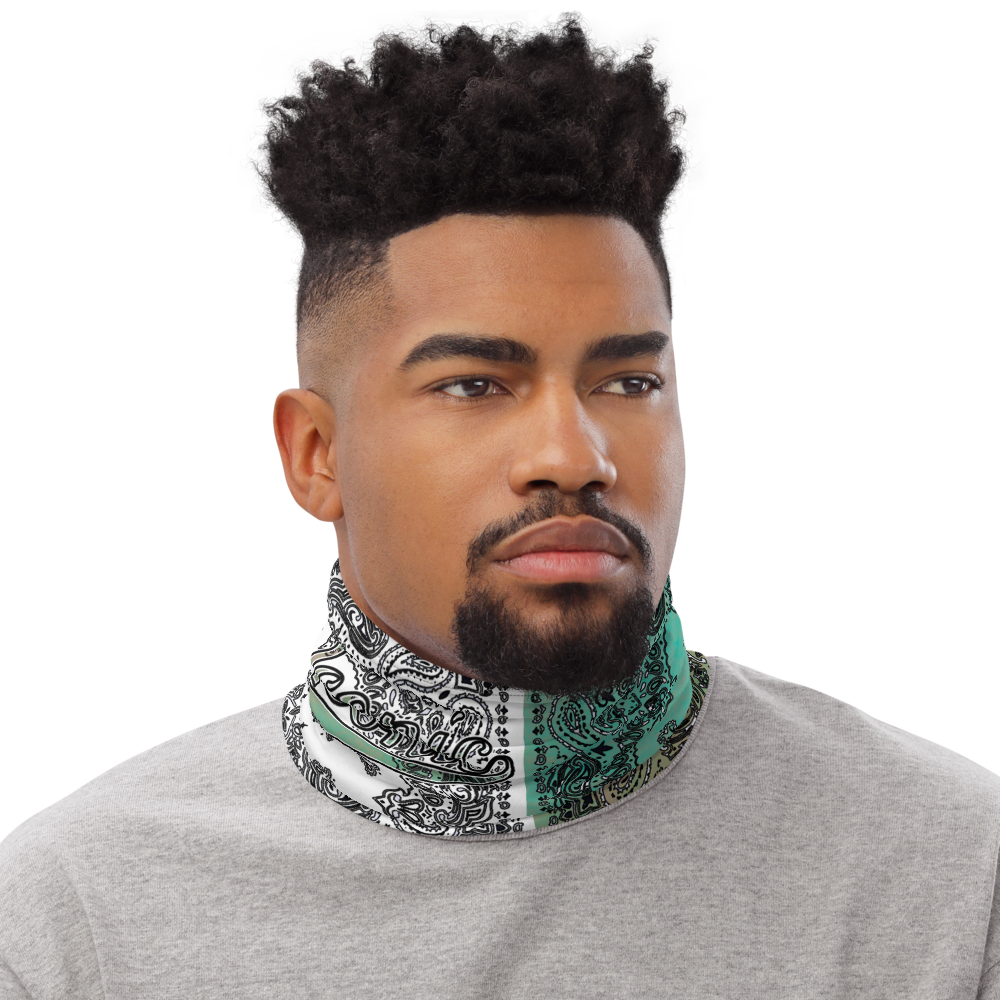 ROYAL ICONIC | Bandana Flag Tie Dye Acid Wash Aether Pour Unisex Facemask Gaiter HueMan Gang Cray On Color Cloud Cotton Candy 2 OPTIONS