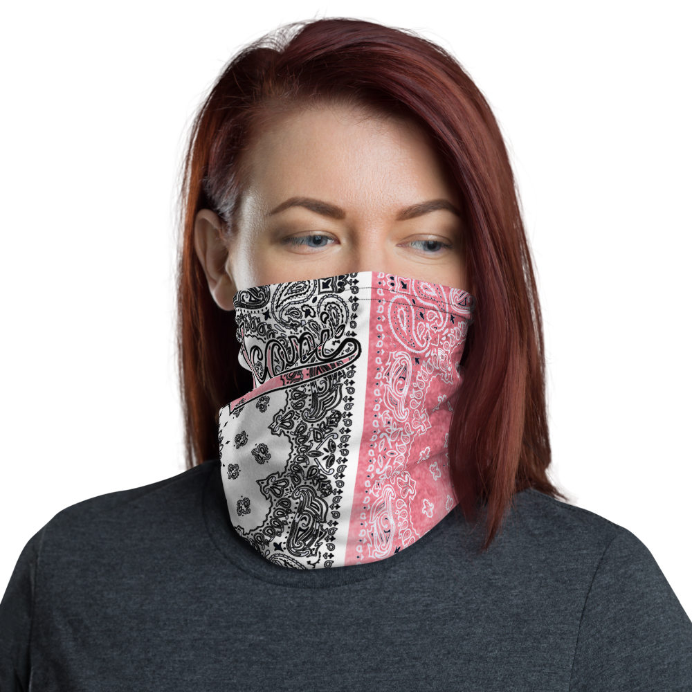 ROYAL ICONIC | Bandana Flag Tie Dye Acid Wash Aether Pour Unisex 3-in-1 Facemask Gaiter HueMan Gang Half N' Half Pink Denim 3 OPTIONS