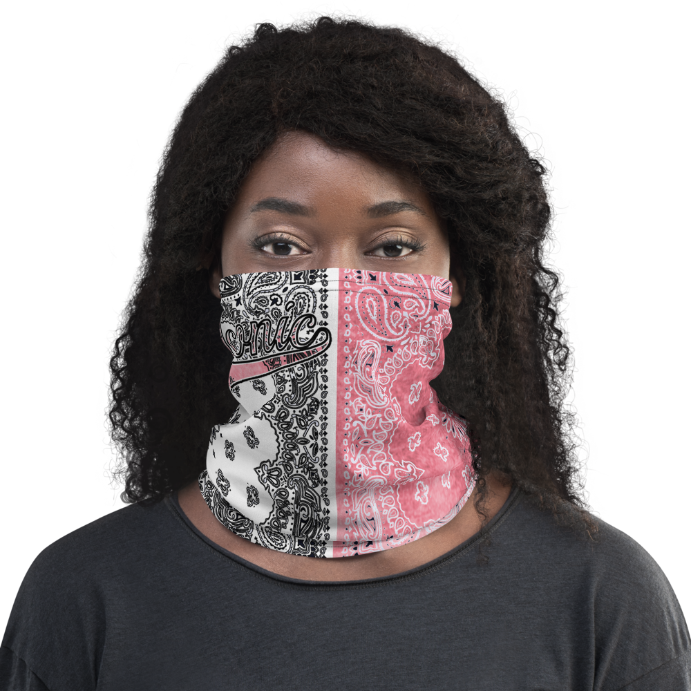 ROYAL ICONIC | Bandana Flag Tie Dye Acid Wash Aether Pour Unisex 3-in-1 Facemask Gaiter HueMan Gang Half N' Half Pink Denim 3 OPTIONS