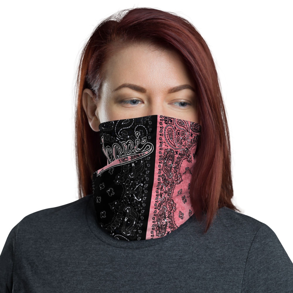 ROYAL ICONIC | Bandana Flag Tie Dye Acid Wash Aether Pour Unisex 3-in-1 Facemask Gaiter HueMan Gang Half N' Half Pink Denim 3 OPTIONS