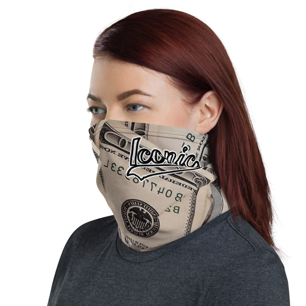 ROYAL ICONIC | Money Manifest The New Cash Iconic MM's Gaiter Face Mask All about the Benjamins Money Talks | Classic Clean Crisp Bills