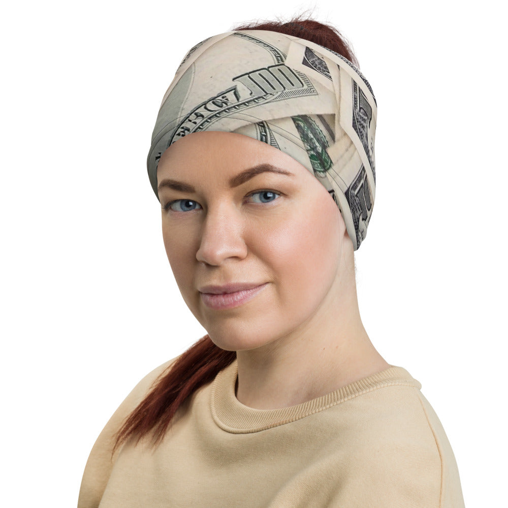 ROYAL ICONIC | Money Manifest The New Cash Iconic MM's Gaiter Face Mask All about the Benjamins Money Talks | Classic Clean Crisp Bills