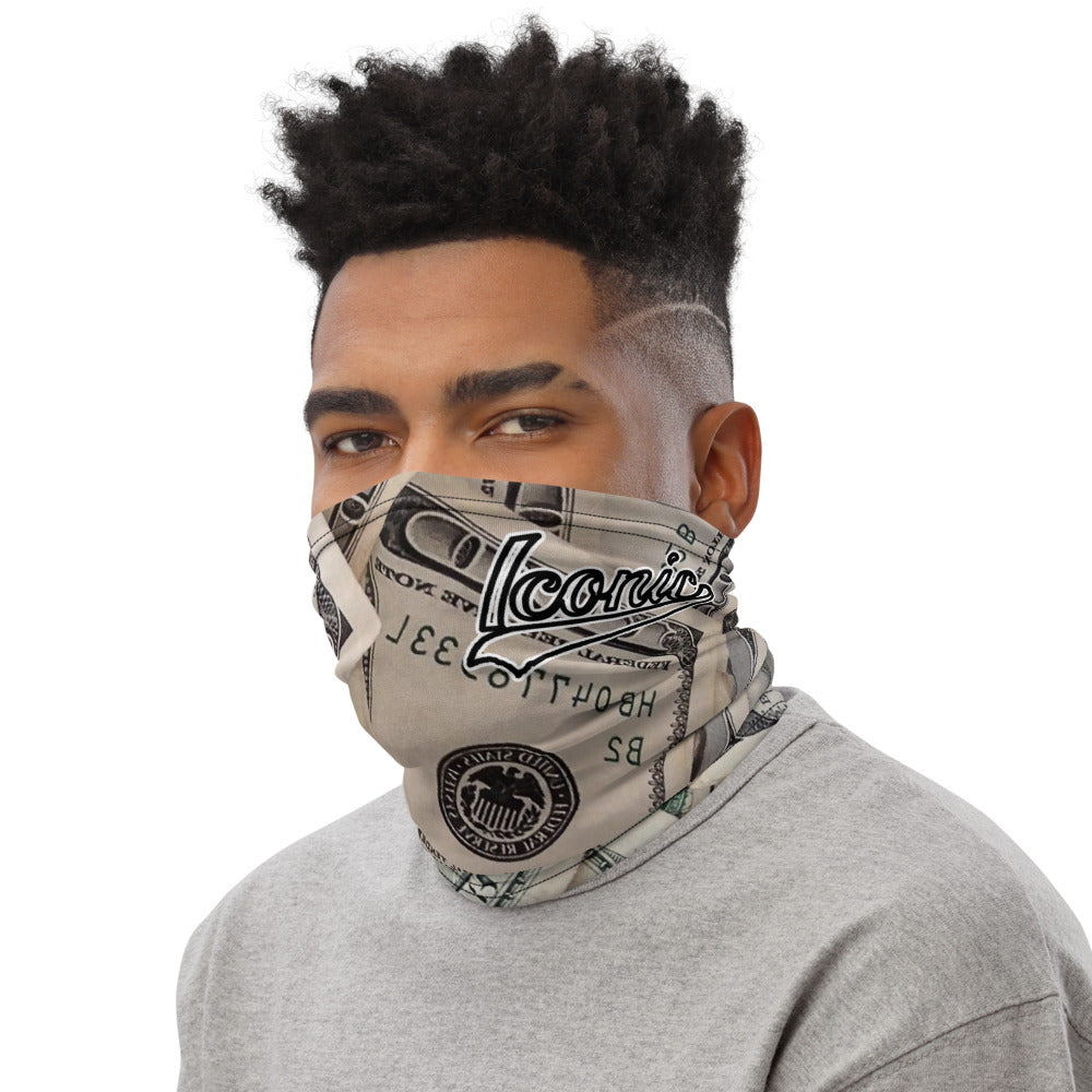 ROYAL ICONIC | Money Manifest The New Cash Iconic MM's Gaiter Face Mask All about the Benjamins Money Talks | Classic Clean Crisp Bills