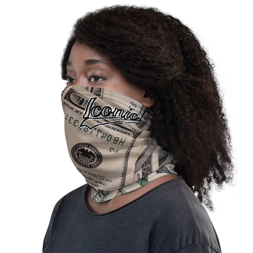 ROYAL ICONIC | Money Manifest The New Cash Iconic MM's Gaiter Face Mask All about the Benjamins Money Talks | Classic Clean Crisp Bills