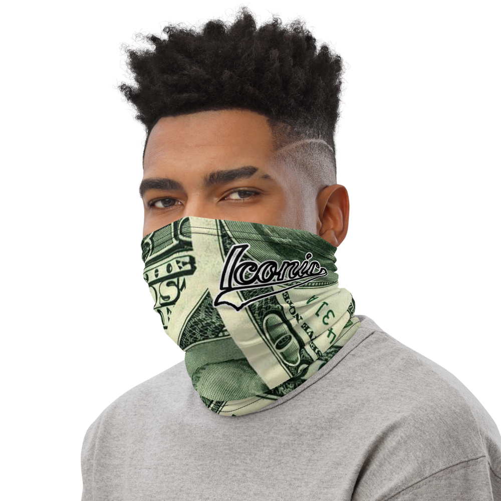 ROYAL ICONIC | Money Manifest The New Cash Iconic MM's Gaiter Face Mask All about the Benjamins Money Talks | Greenbacks