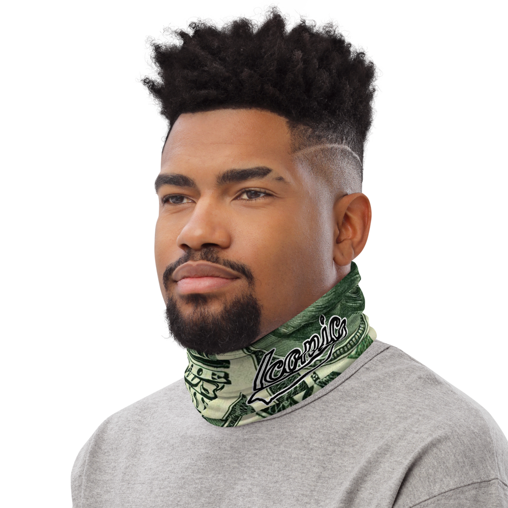 ROYAL ICONIC | Money Manifest The New Cash Iconic MM's Gaiter Face Mask All about the Benjamins Money Talks | Greenbacks