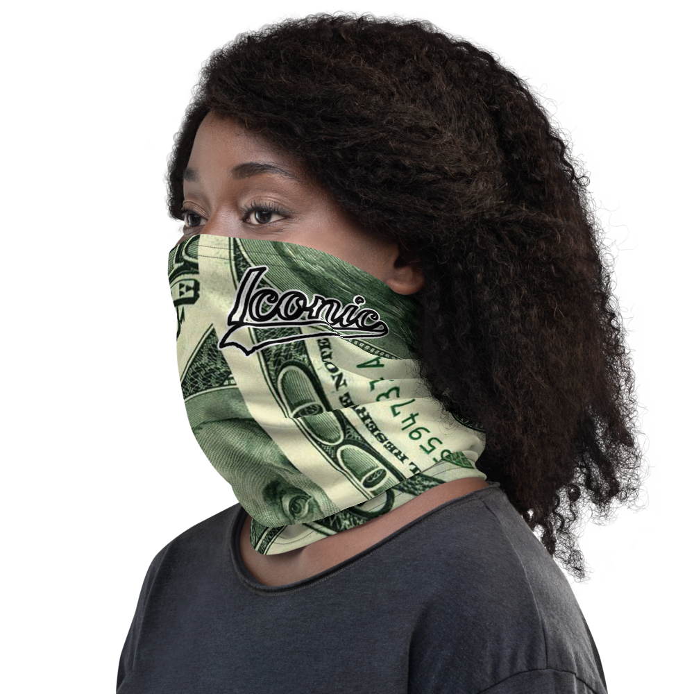 ROYAL ICONIC | Money Manifest The New Cash Iconic MM's Gaiter Face Mask All about the Benjamins Money Talks | Greenbacks