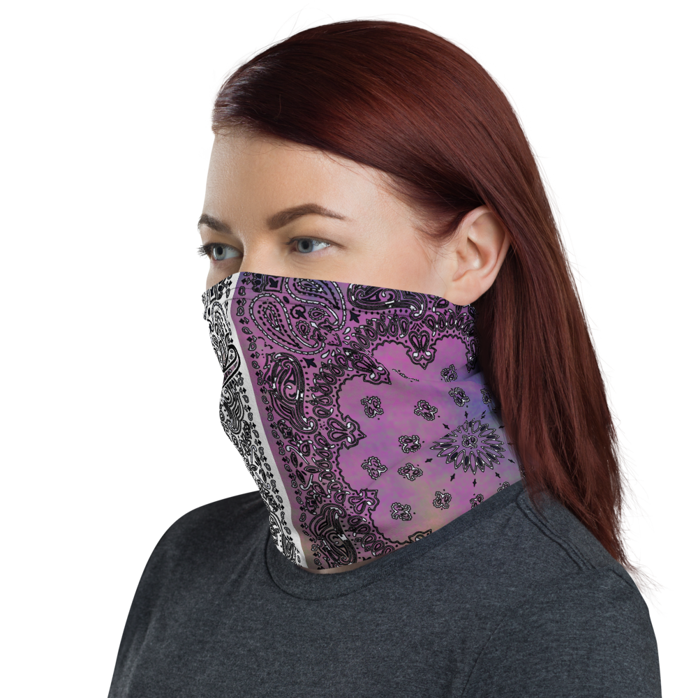 ROYAL ICONIC | Bandana Flag Tie Dye Acid Wash Aether Pour Unisex 3-in-1 Gaiter HueMan Gang Cray On Color Cloud Hendrixx 2 OPTIONS