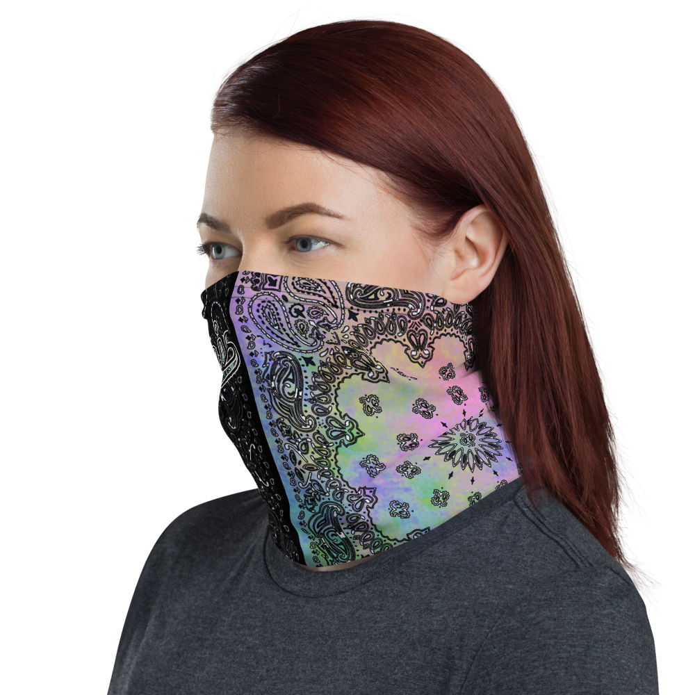 ROYAL ICONIC | Bandana Flag Tie Dye Acid Wash Aether Pour Unisex 3-in-1 Gaiter HueMan Gang Cray On Color Cloud Hendrixx 2 OPTIONS