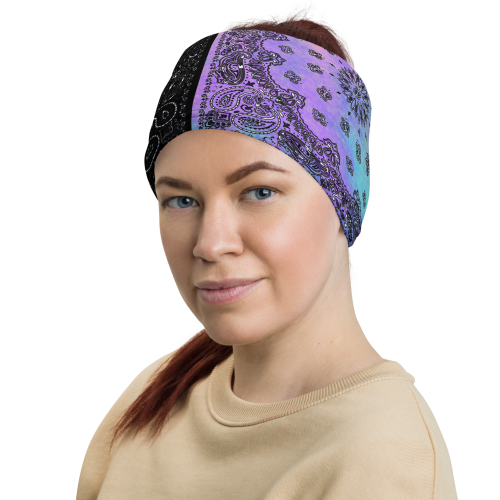ROYAL ICONIC | Bandana Flag Tie Dye Acid Wash Aether Pour Unisex 3-in-1 Gaiter HueMan Gang Cray On Color Cloud Hendrixx 2 OPTIONS