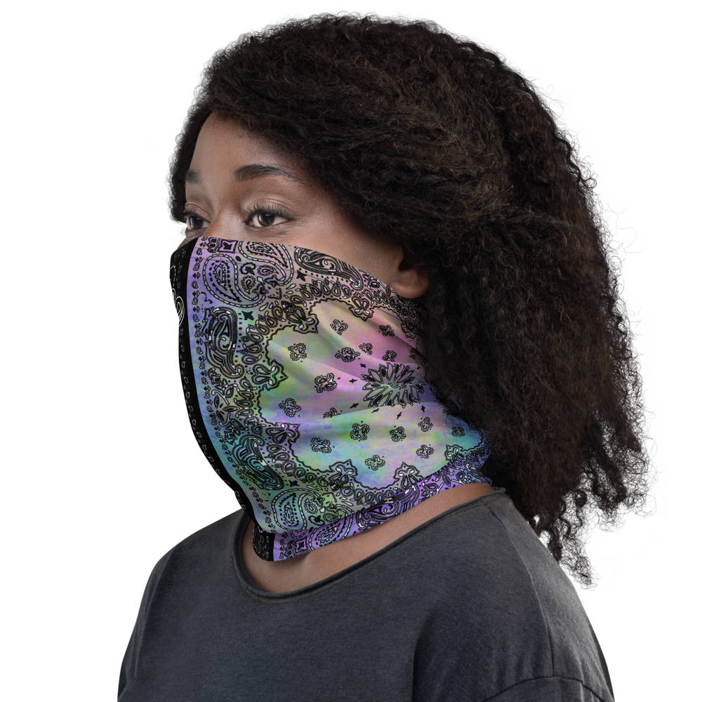 ROYAL ICONIC | Bandana Flag Tie Dye Acid Wash Aether Pour Unisex 3-in-1 Gaiter HueMan Gang Cray On Color Cloud Hendrixx 2 OPTIONS