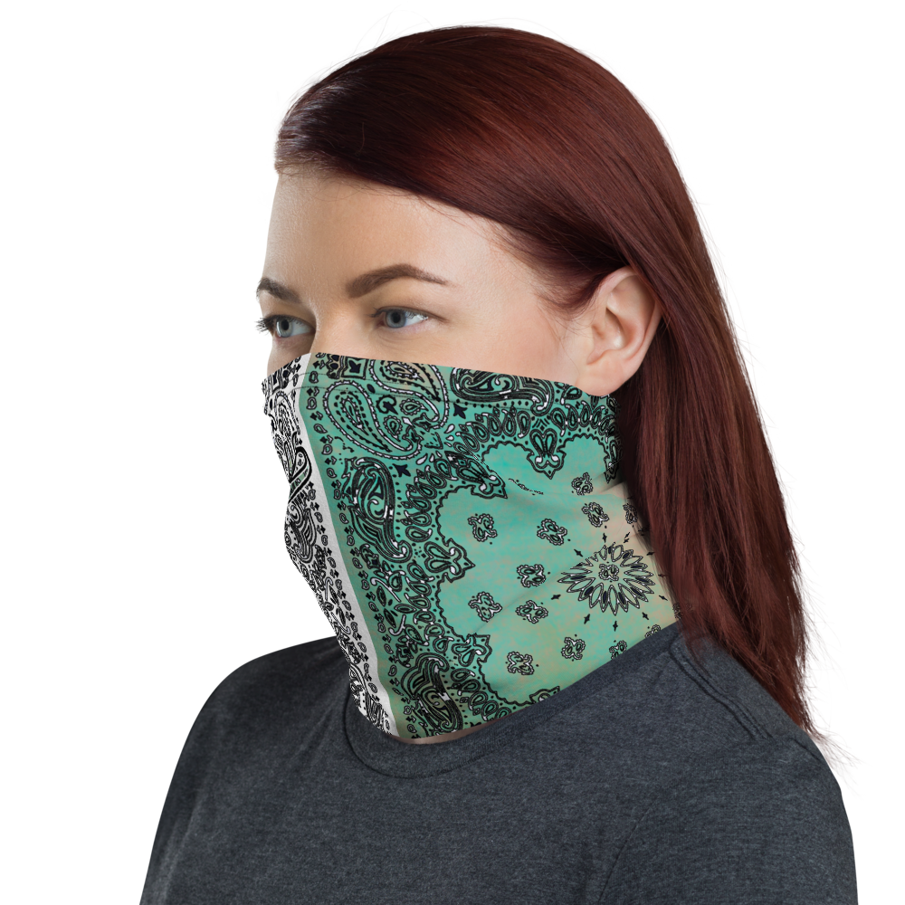 ROYAL ICONIC | Bandana Flag Tie Dye Acid Wash Aether Pour Unisex Facemask Gaiter HueMan Gang Cray On Color Cloud Cotton Candy 2 OPTIONS