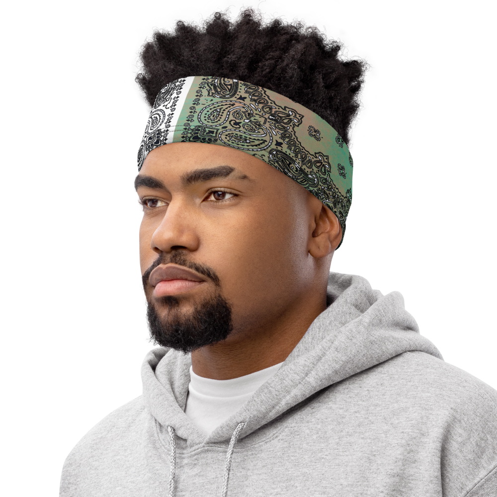 ROYAL ICONIC | Bandana Flag Tie Dye Acid Wash Aether Pour Unisex Facemask Gaiter HueMan Gang Cray On Color Cloud Cotton Candy 2 OPTIONS