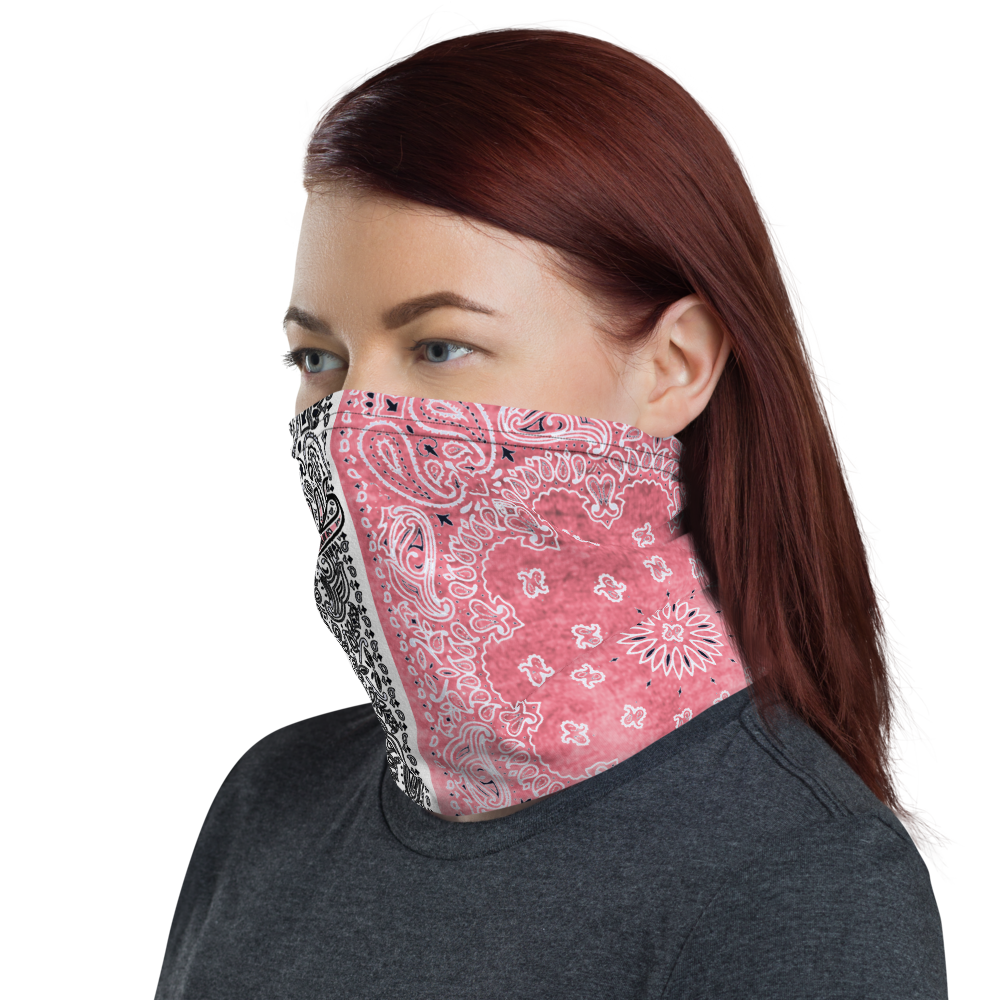 ROYAL ICONIC | Bandana Flag Tie Dye Acid Wash Aether Pour Unisex 3-in-1 Facemask Gaiter HueMan Gang Half N' Half Pink Denim 3 OPTIONS