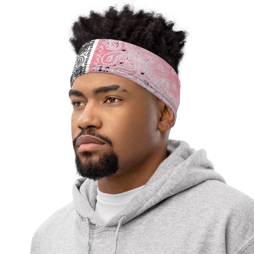 ROYAL ICONIC | Bandana Flag Tie Dye Acid Wash Aether Pour Unisex 3-in-1 Facemask Gaiter HueMan Gang Half N' Half Pink Denim 3 OPTIONS