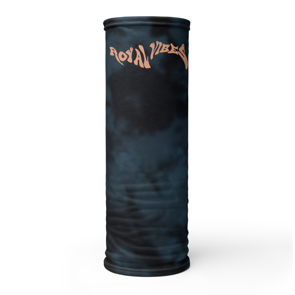 CRXWN | Royal Urban Resort | Trippy Drippy Bleach Acid Wash Royal Vibes Unisex Gaiter 700 Sun Velvet Blue Acid Wash