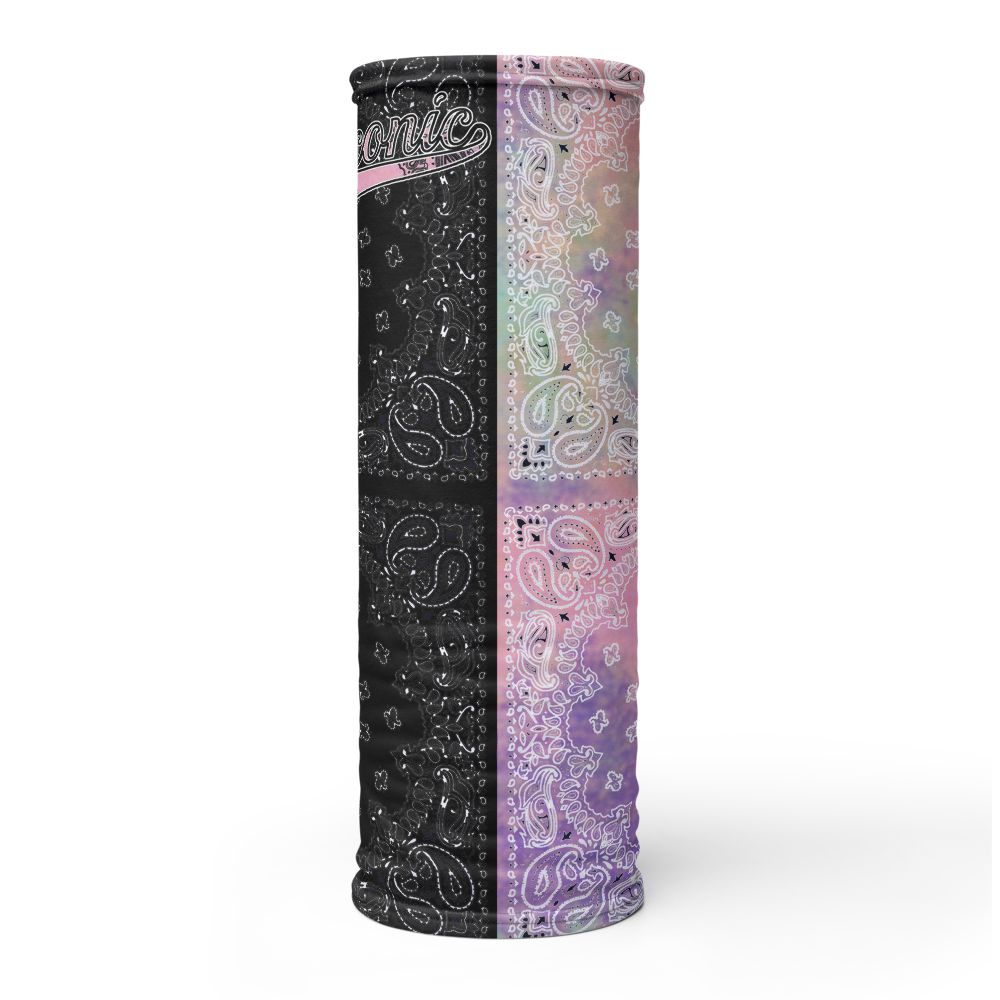 ROYAL ICONIC | Bandana Flag Tie Dye Acid Wash Aether Pour Unisex Facemask Gaiter HueMan Gang Cray On Color Cloud Cotton Candy 2 OPTIONS