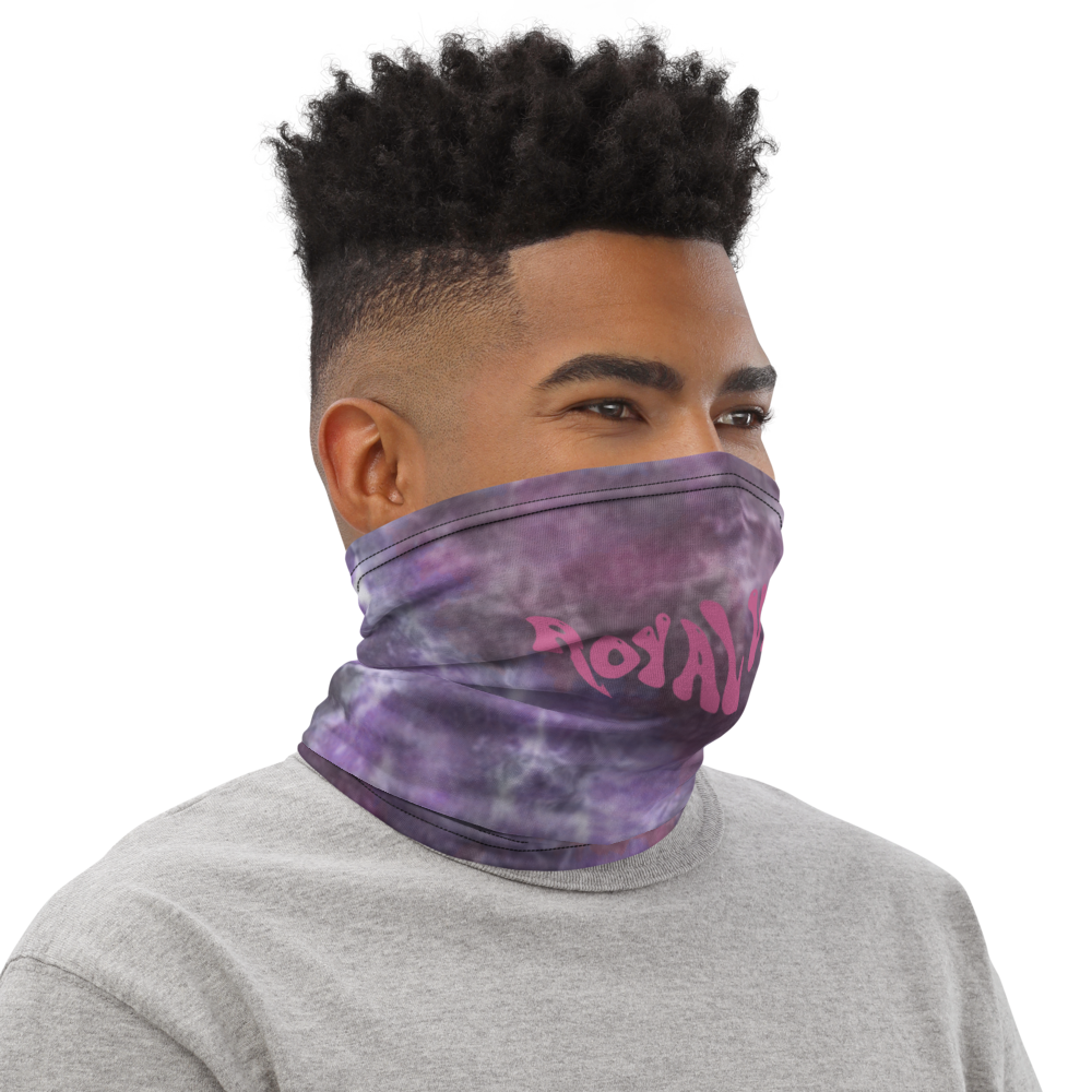 CRXWN | Royal Urban Resort | Trippy Drippy Bleach Acid Wash Royal Vibes Unisex Gaiter cmft PSG Royal Purple Acid Wash