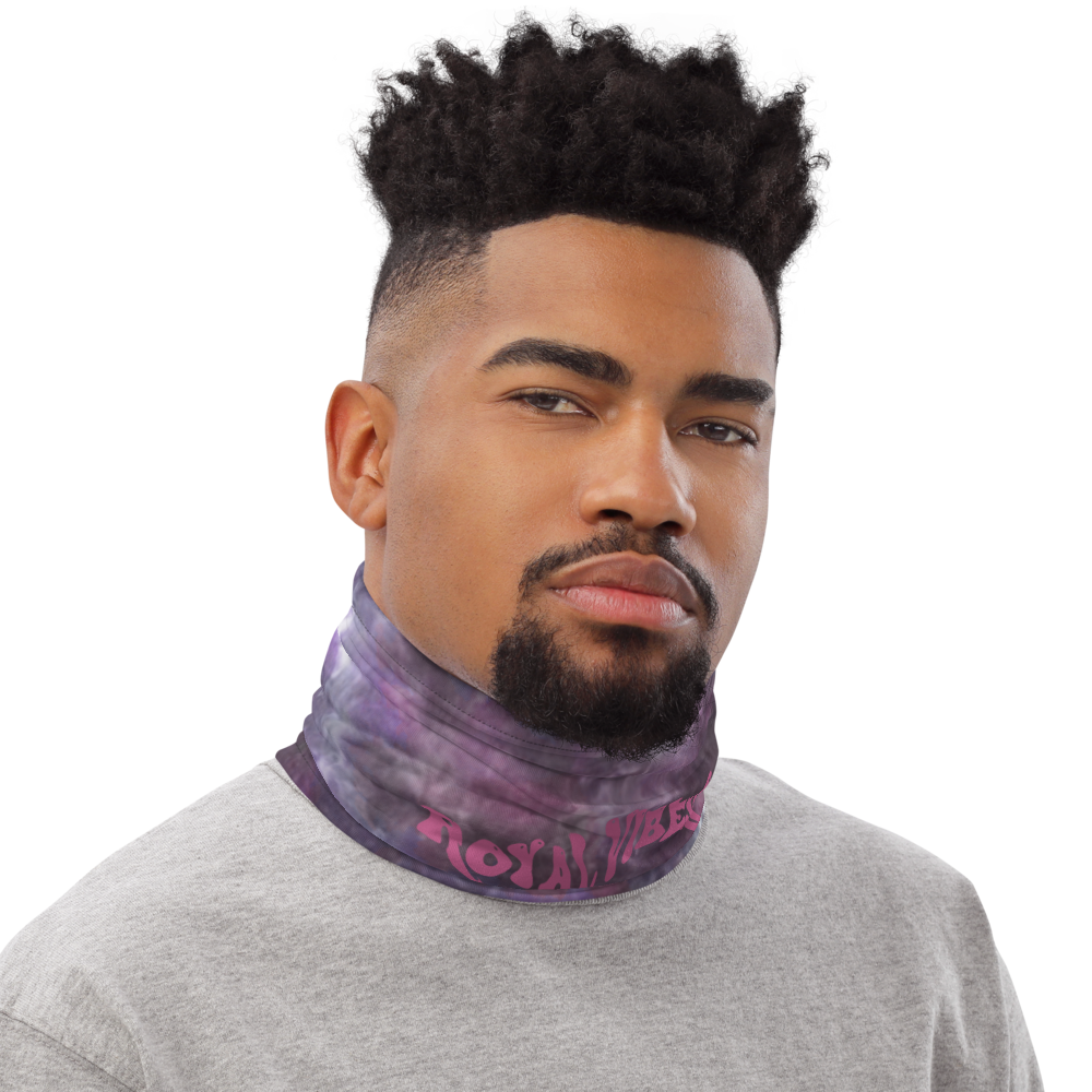 CRXWN | Royal Urban Resort | Trippy Drippy Bleach Acid Wash Royal Vibes Unisex Gaiter cmft PSG Royal Purple Acid Wash