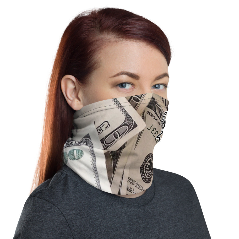 ROYAL ICONIC | Money Manifest The New Cash Iconic MM's Gaiter Face Mask All about the Benjamins Money Talks | Classic Clean Crisp Bills