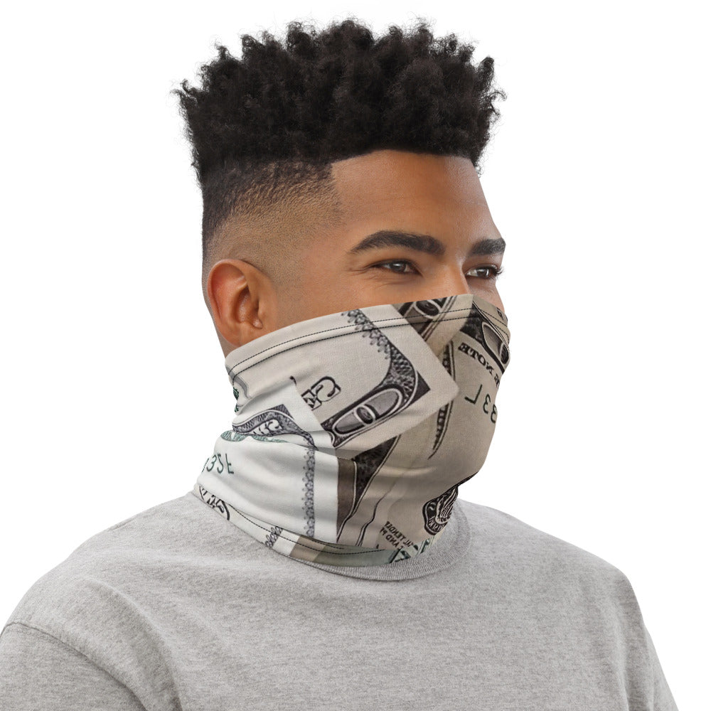 ROYAL ICONIC | Money Manifest The New Cash Iconic MM's Gaiter Face Mask All about the Benjamins Money Talks | Classic Clean Crisp Bills