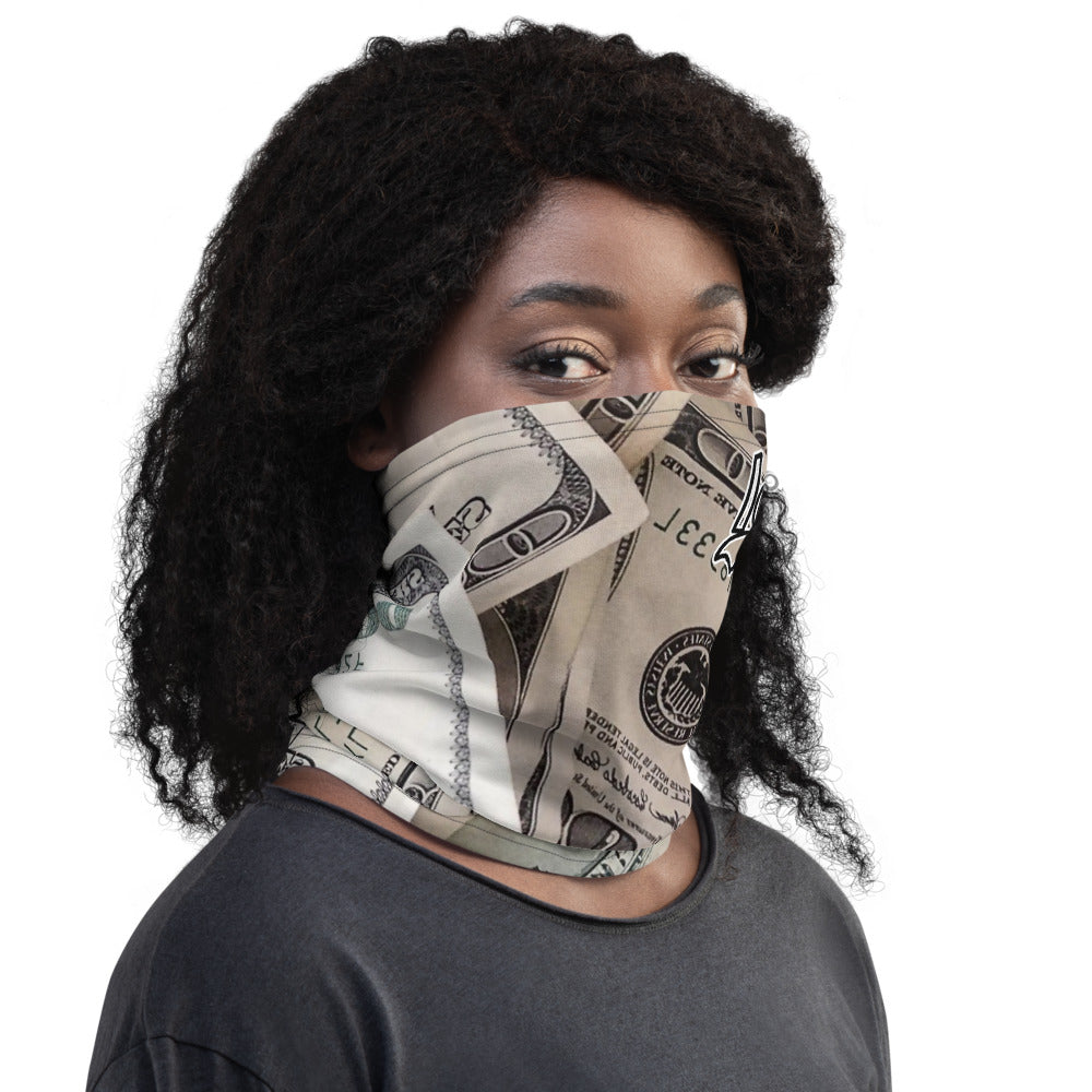 ROYAL ICONIC | Money Manifest The New Cash Iconic MM's Gaiter Face Mask All about the Benjamins Money Talks | Classic Clean Crisp Bills