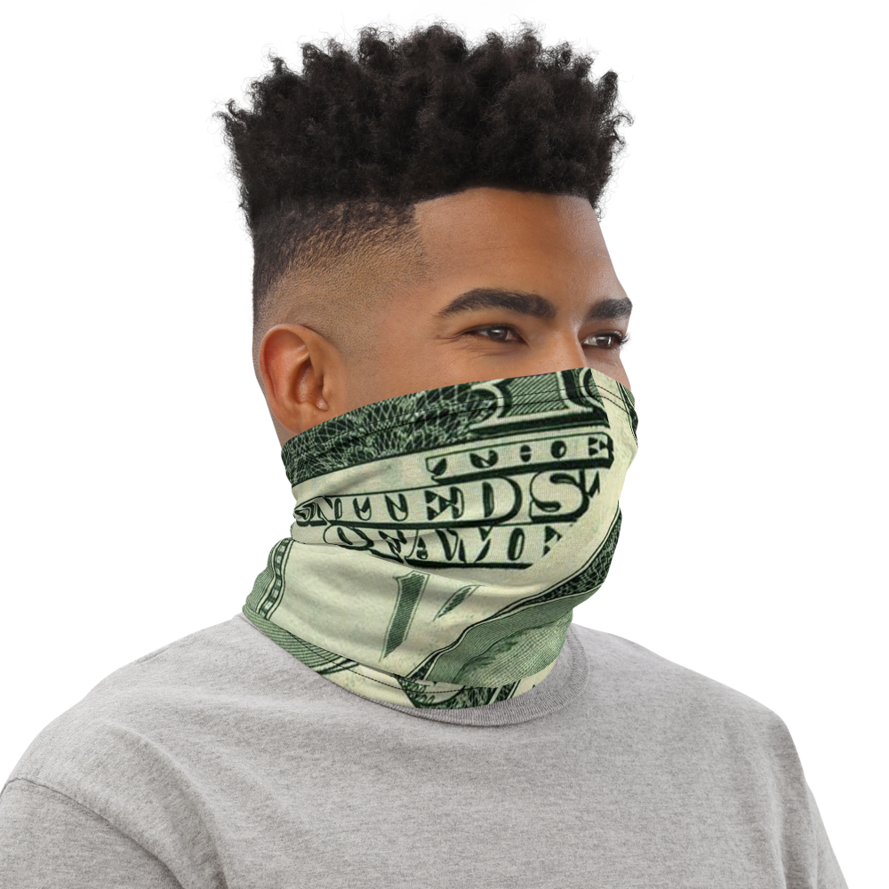 ROYAL ICONIC | Money Manifest The New Cash Iconic MM's Gaiter Face Mask All about the Benjamins Money Talks | Greenbacks
