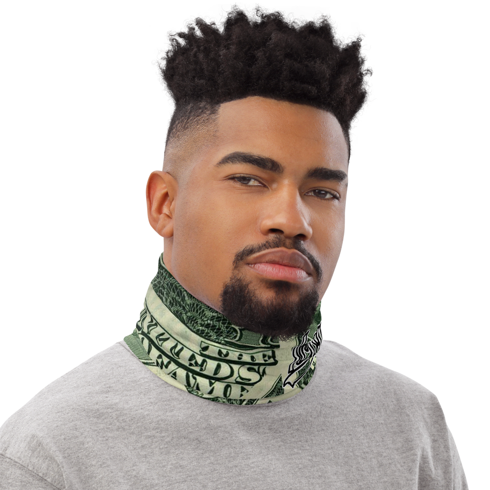 ROYAL ICONIC | Money Manifest The New Cash Iconic MM's Gaiter Face Mask All about the Benjamins Money Talks | Greenbacks