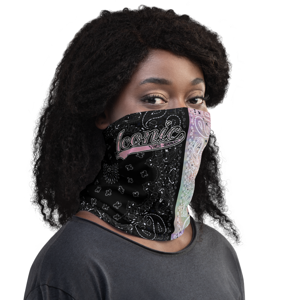 ROYAL ICONIC | Bandana Flag Tie Dye Acid Wash Aether Pour Unisex Facemask Gaiter HueMan Gang Cray On Color Cloud Cotton Candy 2 OPTIONS