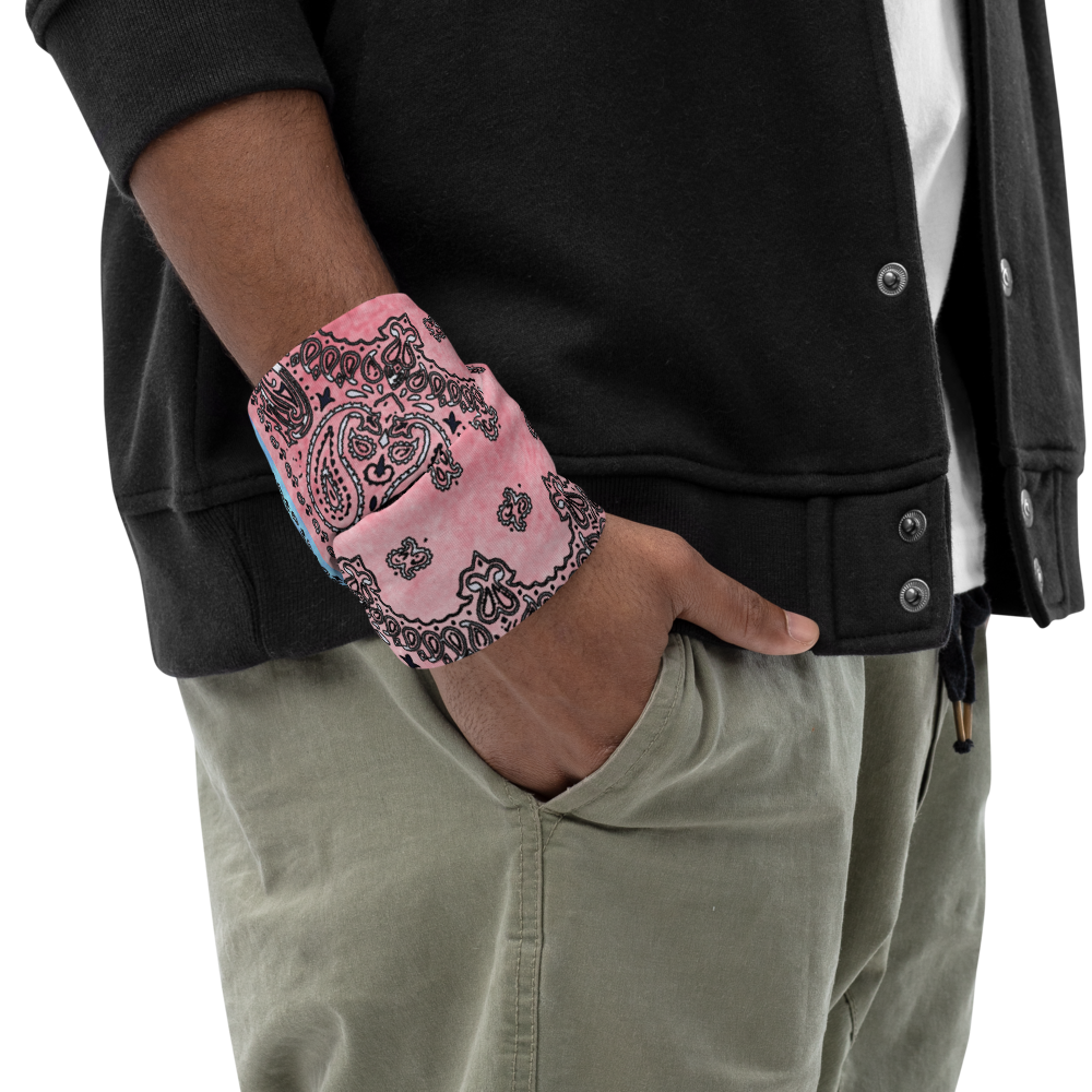 ROYAL ICONIC | Bandana Flag Tie Dye Acid Wash Aether Pour Unisex 3-in-1 Facemask Gaiter HueMan Gang Half N' Half Pink Denim 3 OPTIONS