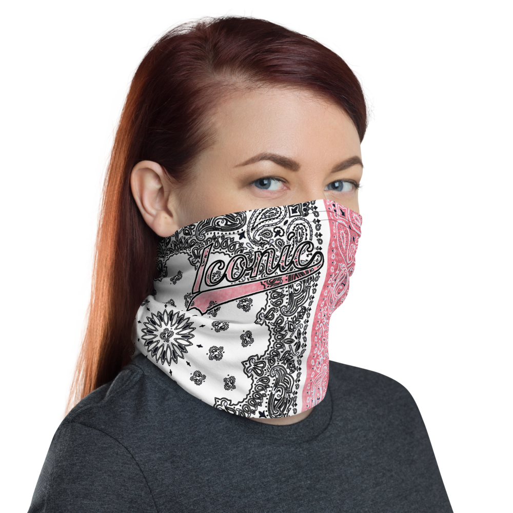 ROYAL ICONIC | Bandana Flag Tie Dye Acid Wash Aether Pour Unisex 3-in-1 Facemask Gaiter HueMan Gang Half N' Half Pink Denim 3 OPTIONS