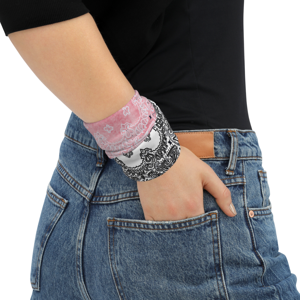 ROYAL ICONIC | Bandana Flag Tie Dye Acid Wash Aether Pour Unisex 3-in-1 Facemask Gaiter HueMan Gang Half N' Half Pink Denim 3 OPTIONS