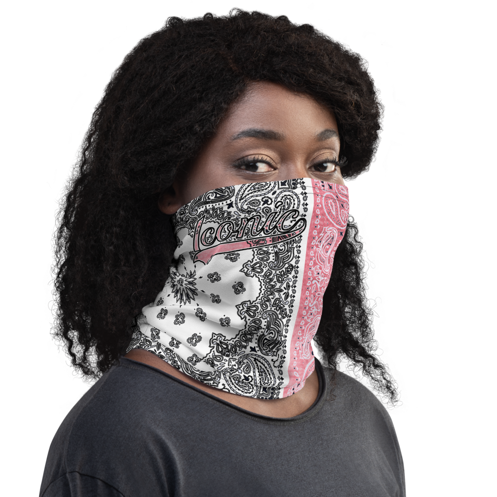 ROYAL ICONIC | Bandana Flag Tie Dye Acid Wash Aether Pour Unisex 3-in-1 Facemask Gaiter HueMan Gang Half N' Half Pink Denim 3 OPTIONS