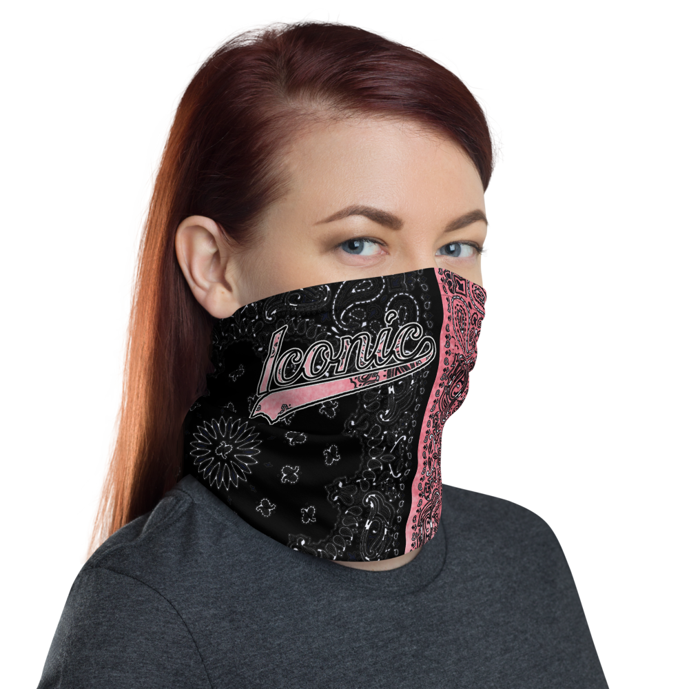 ROYAL ICONIC | Bandana Flag Tie Dye Acid Wash Aether Pour Unisex 3-in-1 Facemask Gaiter HueMan Gang Half N' Half Pink Denim 3 OPTIONS