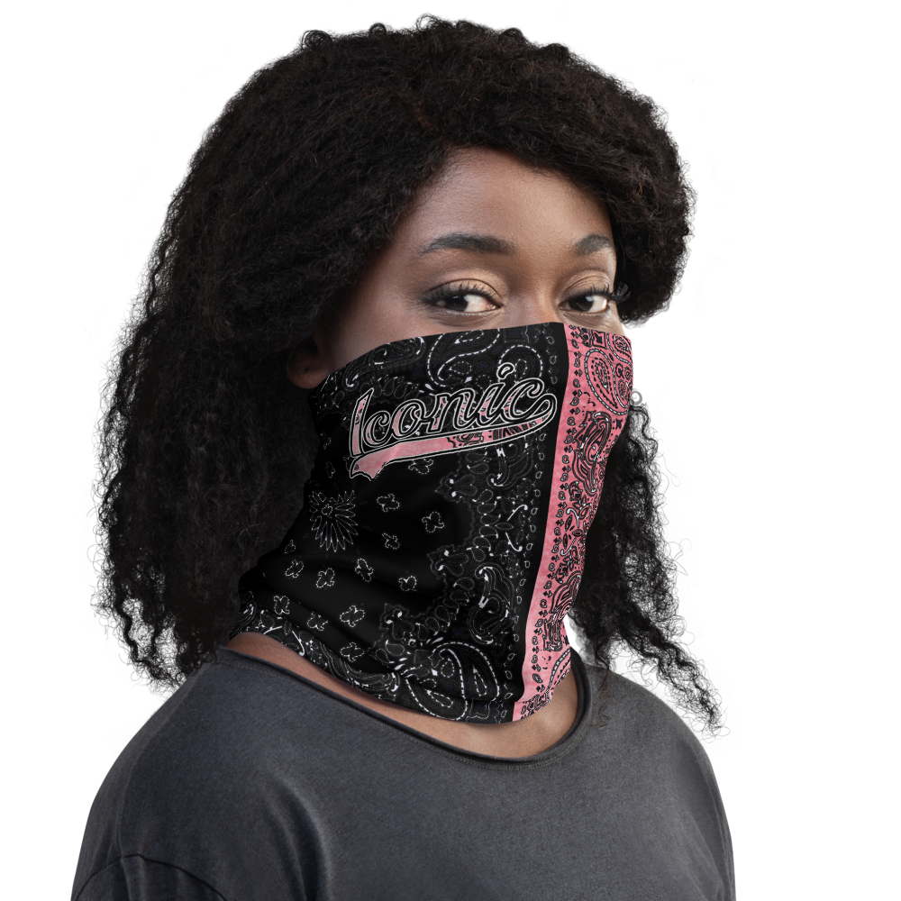 ROYAL ICONIC | Bandana Flag Tie Dye Acid Wash Aether Pour Unisex 3-in-1 Facemask Gaiter HueMan Gang Half N' Half Pink Denim 3 OPTIONS