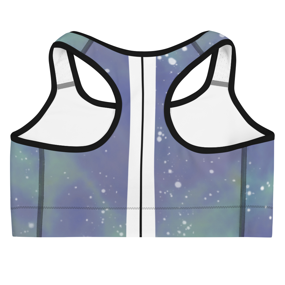 ROYAL ICONIC | Acid Wash Bleach Dye Galaxy Tie Dye Sports Bra Malibu Side Stripe Ascend Ether 1 Wash