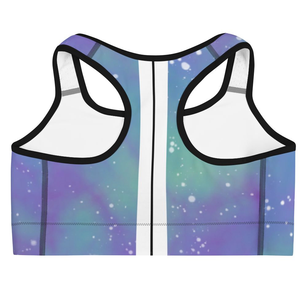 ROYAL ICONIC | Acid Wash Bleach Dye Galaxy Tie Dye Sports Bra Malibu Side Stripe Ascend Ether 3 Wash